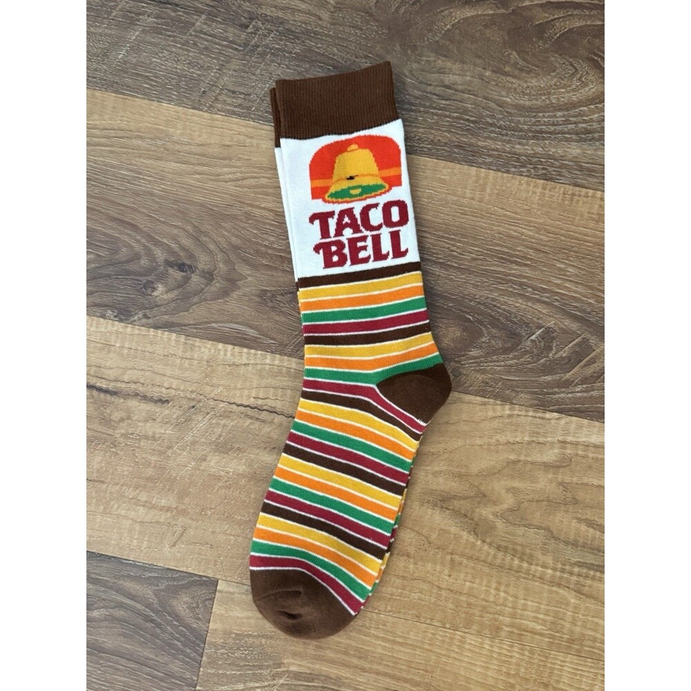 Taco Bell Socks Retro Exclusive Vintage Style Mens 7-12 Women 6-11 NEW Secret